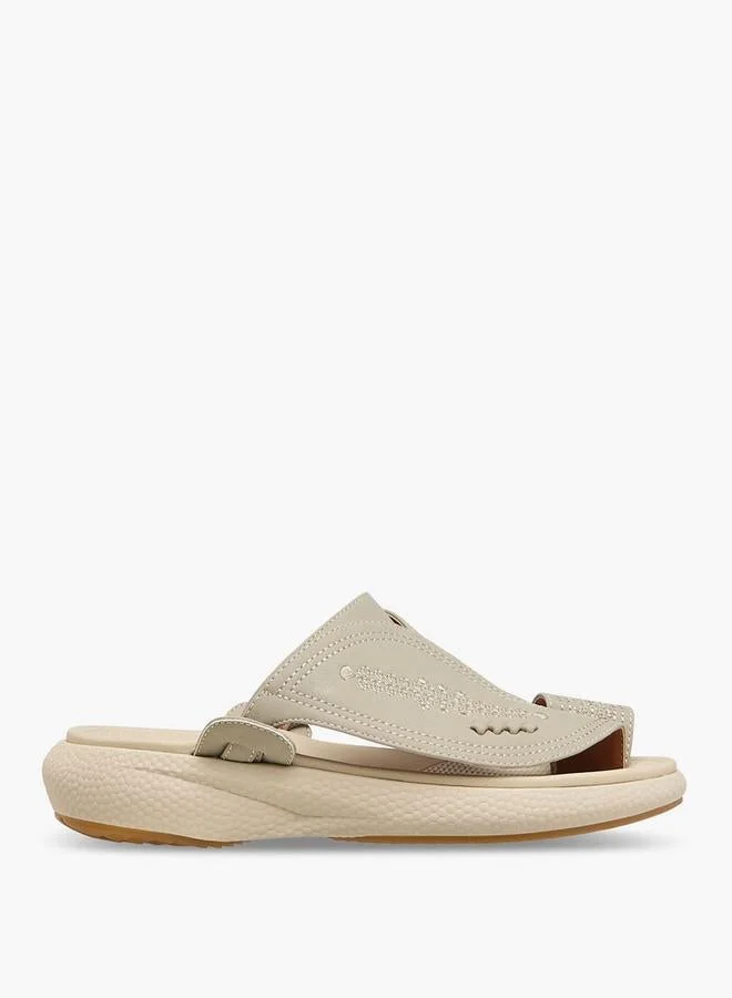 لو كونفورت صنادل رجالية مطرزة تشكيلة رمضان